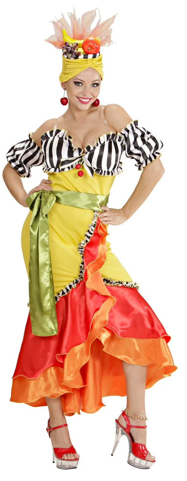 Disfraz de Rumbera Premium para Mujer Adultos Widmann